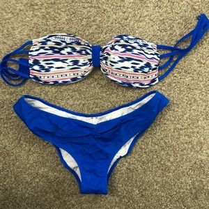 PINK Aztec bikini.